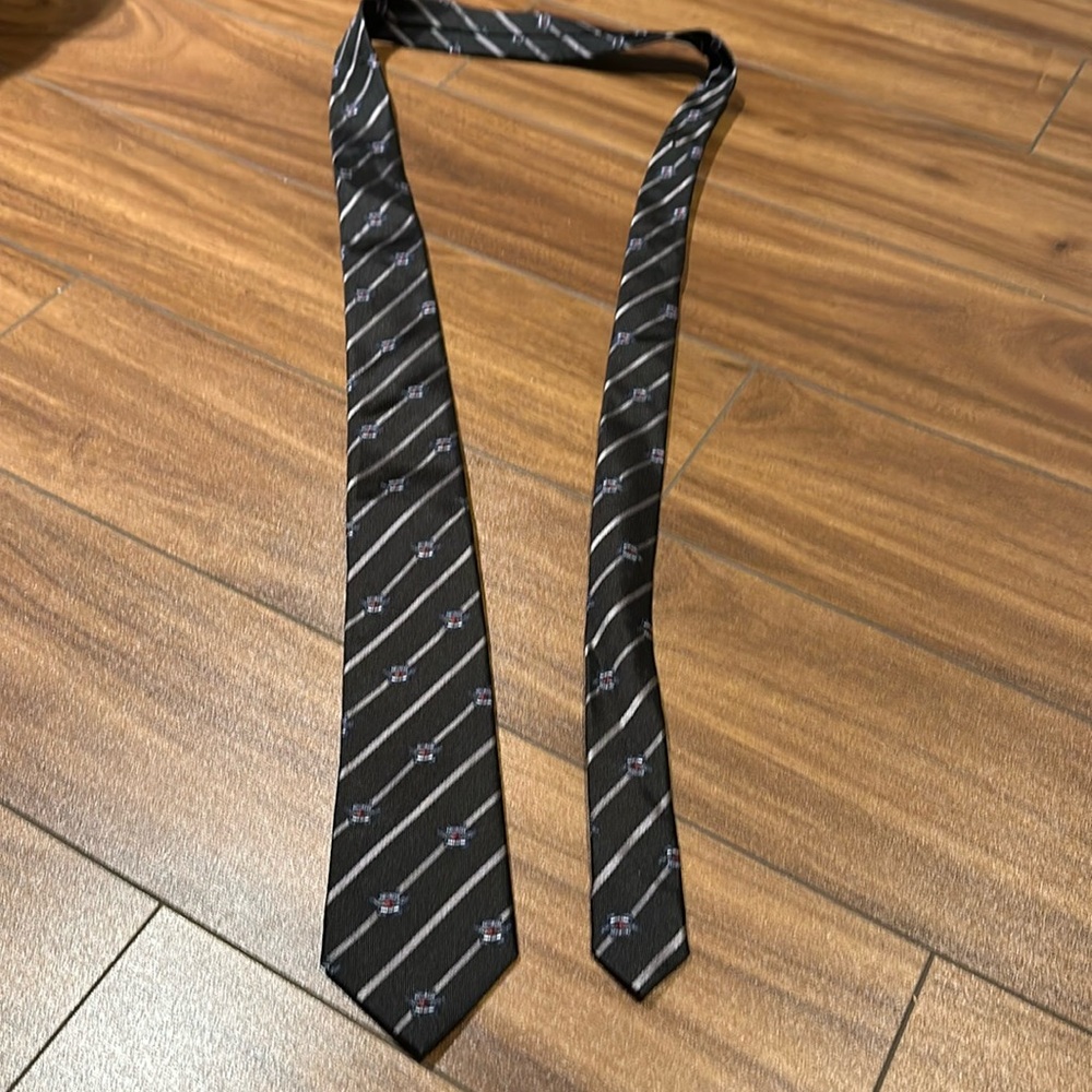 Black Winnipeg Jets neck tie